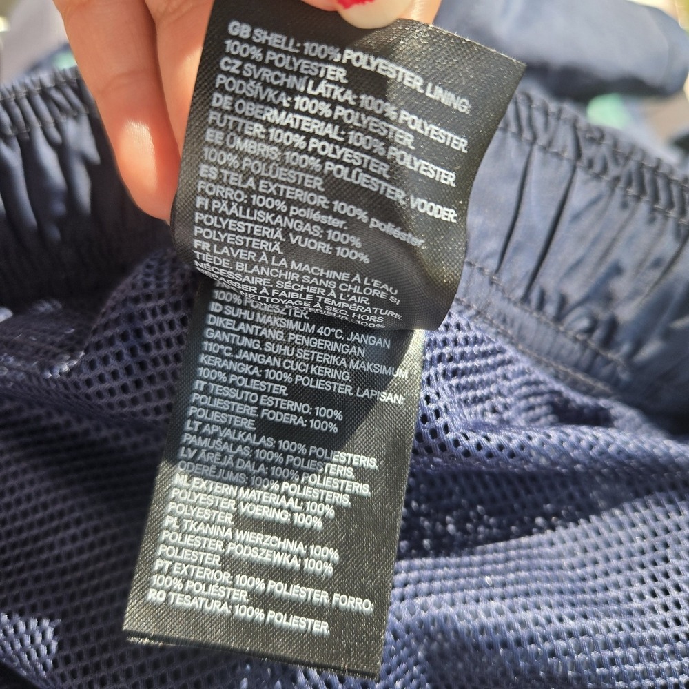 H&M Swim Trunks Men's‎ M Green Mesh Lined Drawstring Quick Dry Shorts Beach - Picture 4 of 8